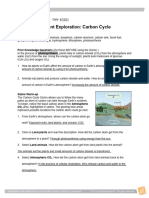 Carbon Cycle Gizmos Lab