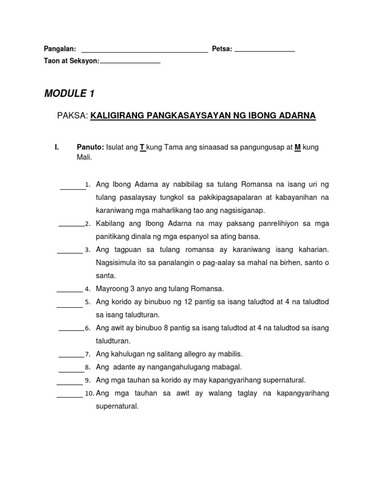 Filipino 7module | PDF