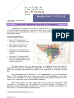 Barangay Profile UP Campus Quezon City 2010