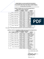 Jadwal Asesmen Madrasah KKMTS 4 2023 2024