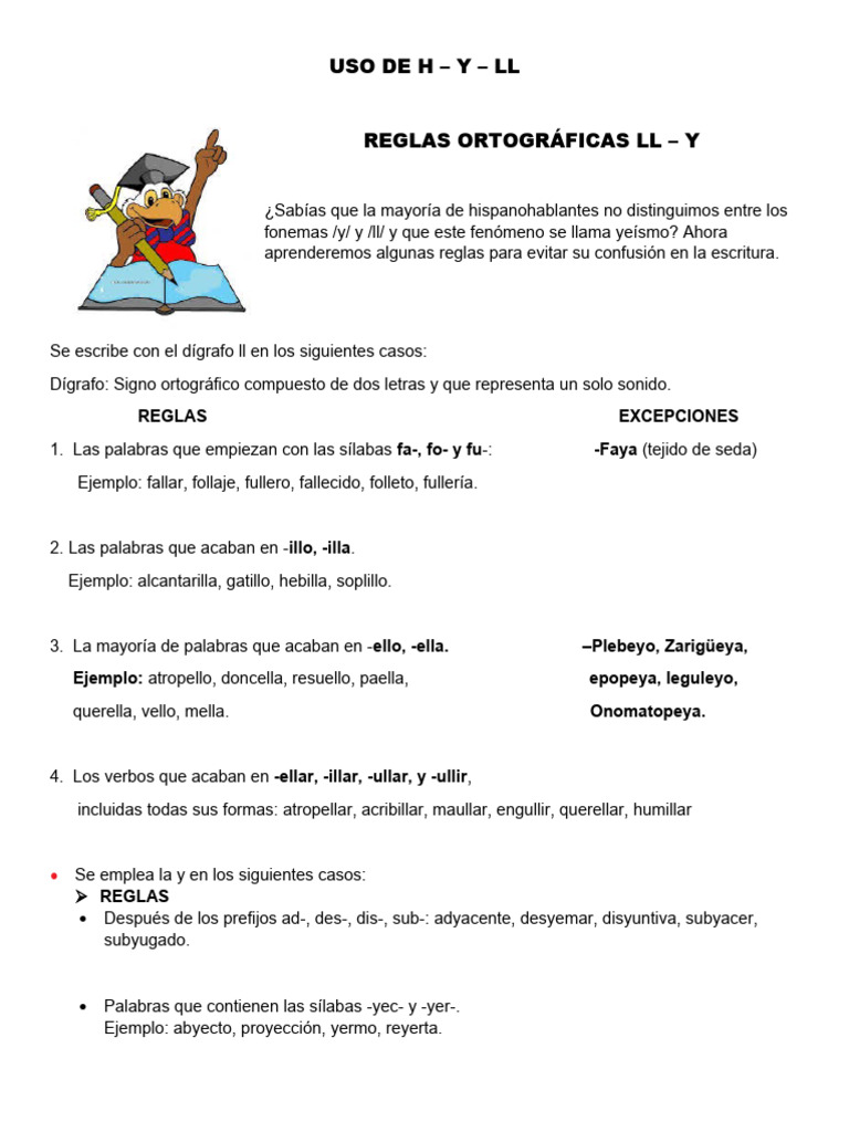REGLAS DE LA LL Y EJEMPLOS visual data 2