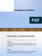 Pasos de La Investigacion