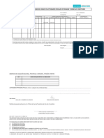 Declaración Jurada de Horarios 5 To Magdalena