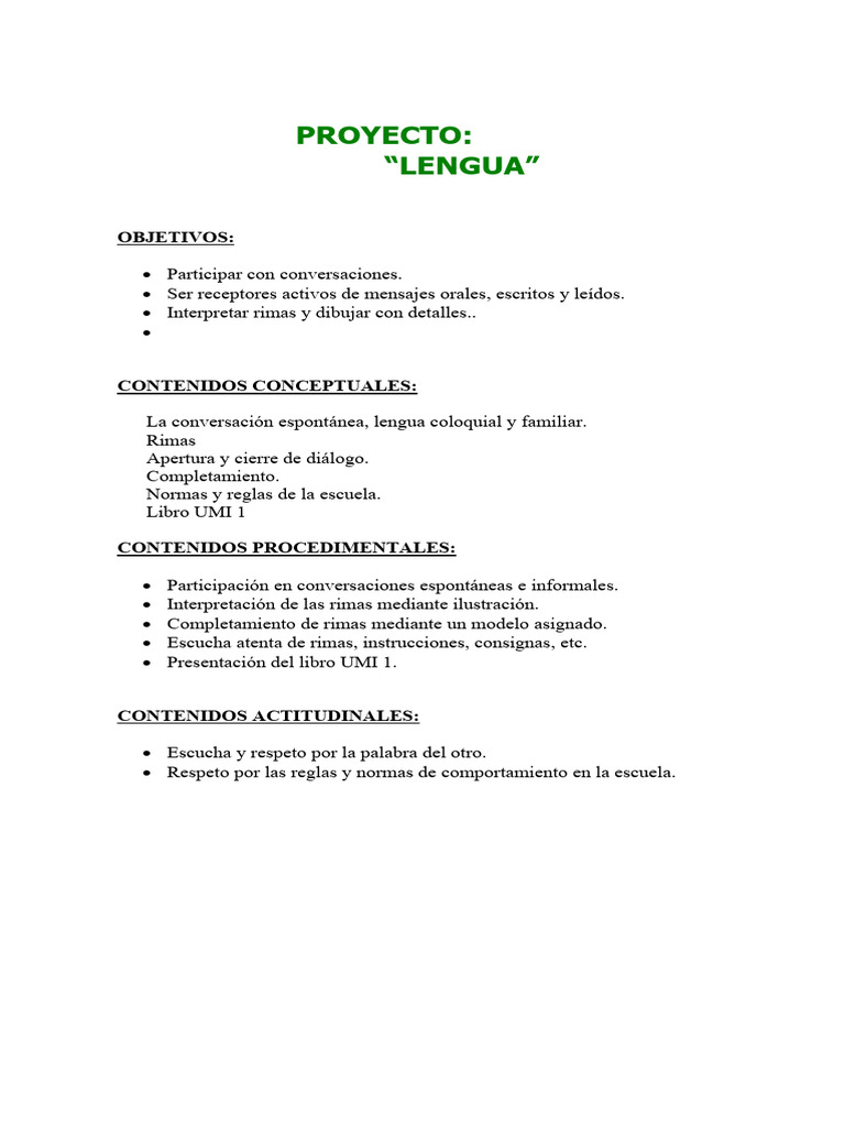 Actividades de Rimas y Conversación en Lengua | PDF | Artes del ...