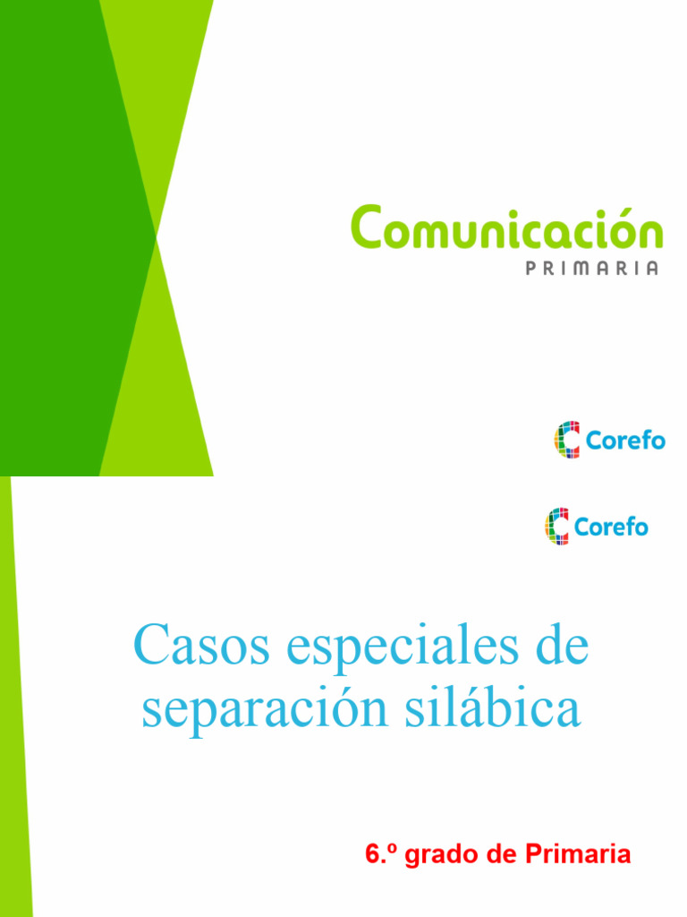 Casos Especiales de Separación Silábica | PDF | Sílaba | Vocal