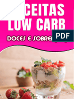 Receitas LowCarb de Doces e Sobremesas