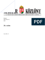 Magyar Közlöny 2008. Évi 26