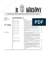 Magyar Közlöny 2003. Évi 17.