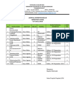 Jadwal Supervisi