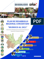 Plan de Desarrollo Regional Concertado "HUÁNUCO AL 2021"