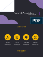 Yellow and Black PowerPoint Template