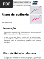 Riscos de Auditoria: Tipos e Avaliação | PDF | Contabilidade | Risco