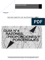 Guia N°4 Razones,Proporciones y porcentajes