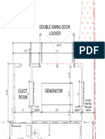 Double Swing Door Louver