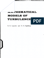LECTURES IN MATHEMATICAL MODELS OF TURBULENCE - (By) B - E - Launder and D - B - Spalding - London, New York, England, 1972