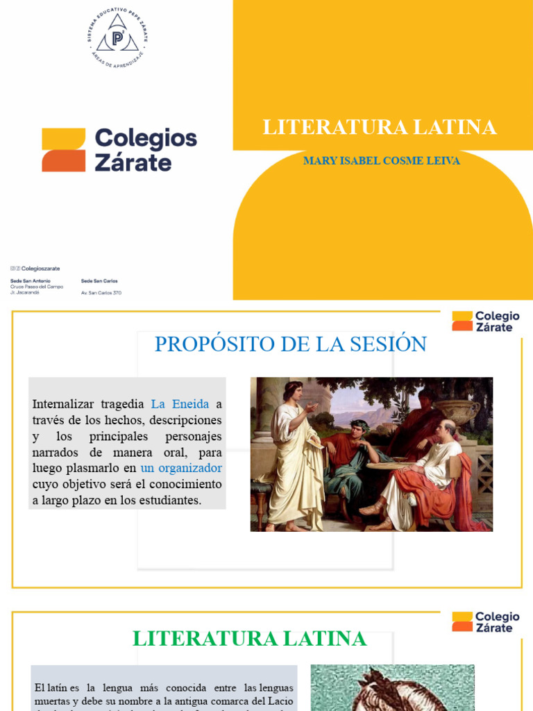 Historia y Evolución de la Literatura Latina | PDF | Literatura latina ...