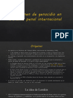 El Crimen de genocidio en Derecho penal internacional 2021