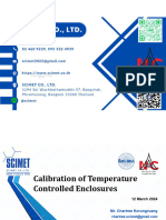 Calibration of Temperature Controlled Enclosures-SCIMET