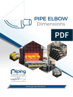 45 90 Degree Pipe Elbow Dimensions Sizes
