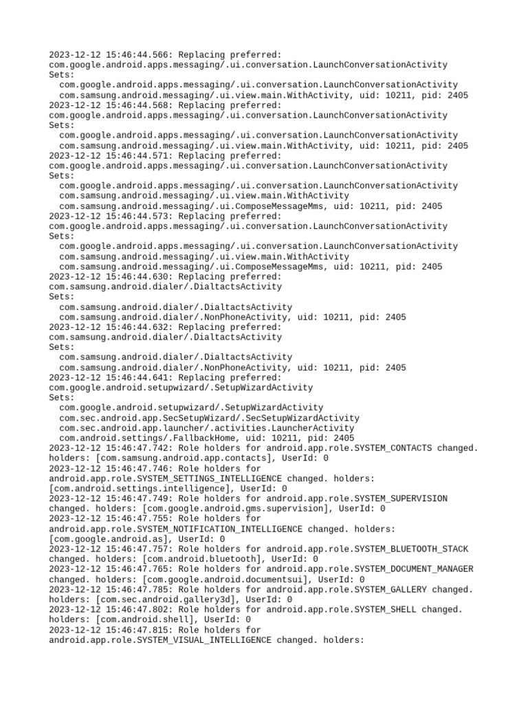 PM Debug Info | PDF | Android (Operating System) | Mobile Phones