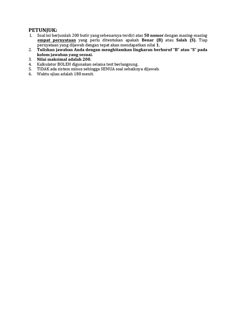 Soal Osk Informatika 2024