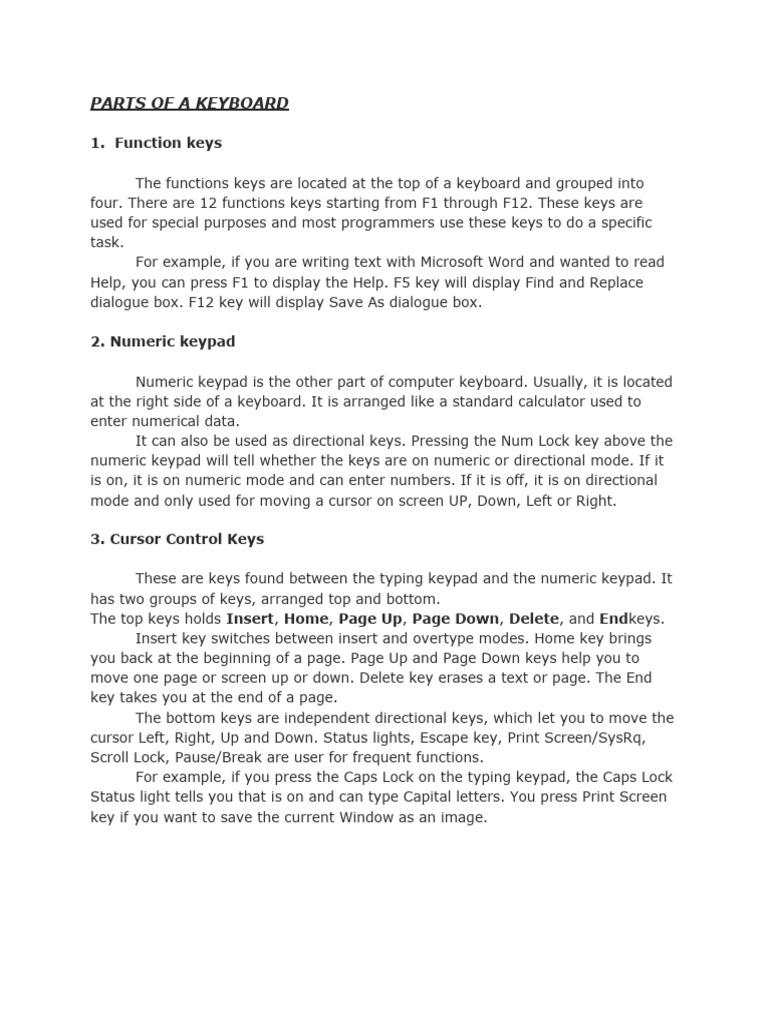 Computer Lesson 3rd PDF Computer Keyboard Writing Implements