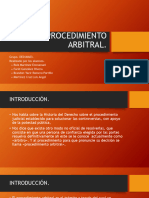 PROCEDIMIENTO ARBITRAL