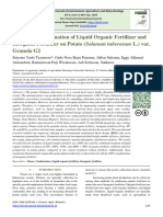 The Effect Combination of Liquid Organic Fertilizer and Inorganic Fertilizer on Potato (Solanum tuberosum L.) var. Granola G2