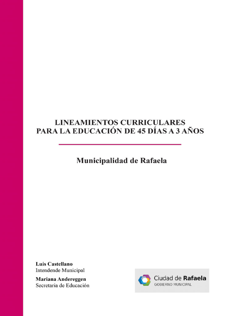 Lineamientos | PDF | Educación de la primera infancia | Enseñando
