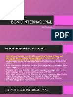 Slide 1 Pengertian Bisnis Internasional