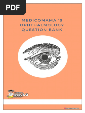Medicomama's Ophthalmology QB | PDF | Glaucoma | Cataract