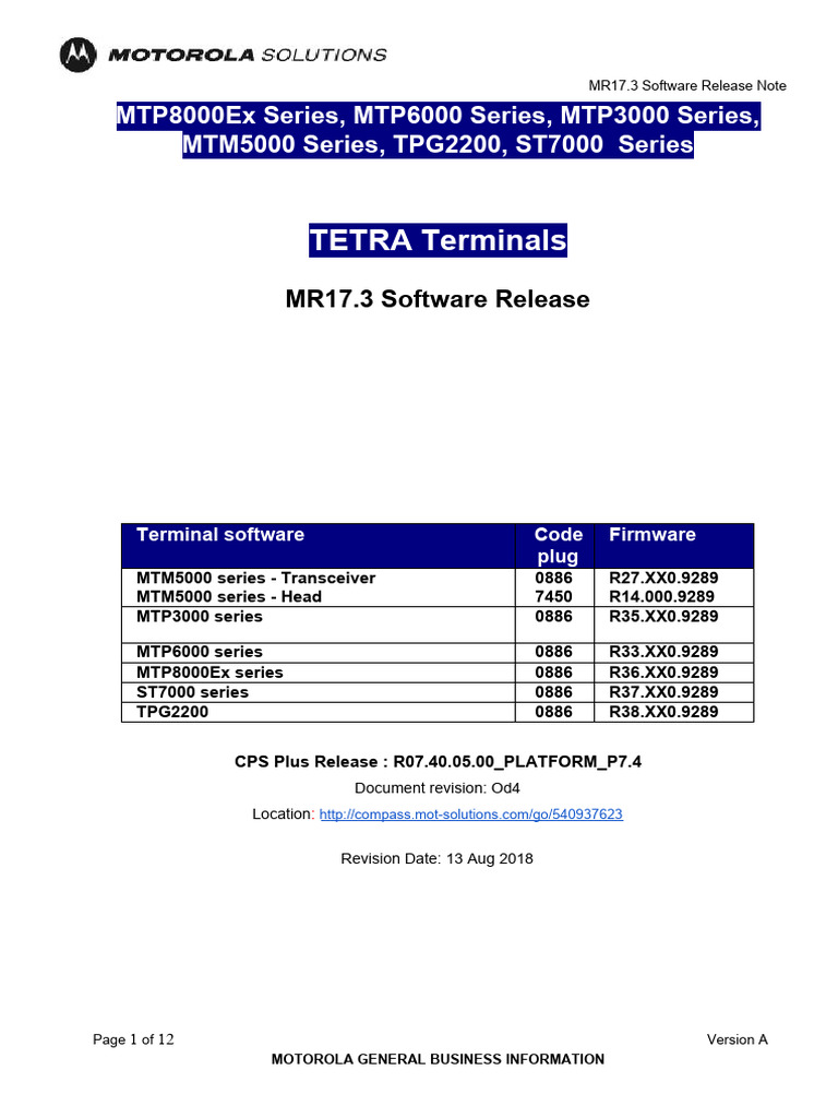 MR17.3 Release Note | PDF | Software Release Life Cycle | Computer ...