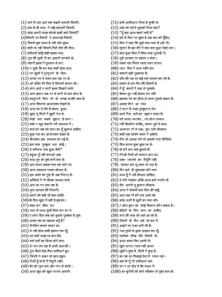 Final List | PDF