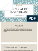 PPT Teknik Audit Investigasi KEL I