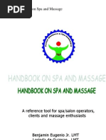 Handbook On Spa and Massage 4 X 6 Draft