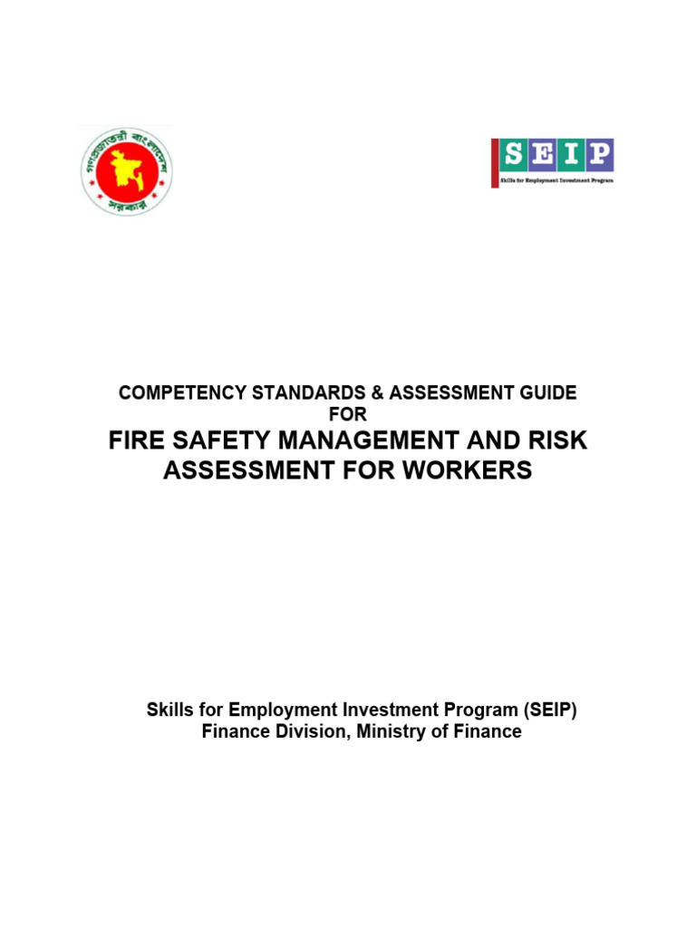 Competency Standard and Assessment Guide of Fire Safety Worker S Level