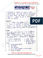 Chapter 2, Unit 5, Pharmaceutical Analysis, B Pharmacy 1st Sem, Carewell Pharma