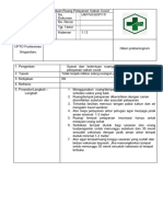 Sop Ketentuan Ruang Pelayanan