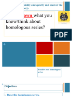 2 2 Families and Homologous Series