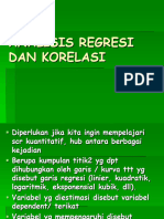 REGRESI DAN KORELASI  