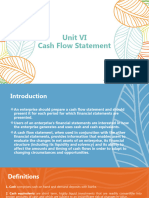 Unit VI CashFlowStatement