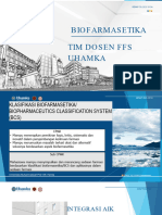 Pertemuan 3. Sistem Klasifikasi Biofarmasetika (BCS)