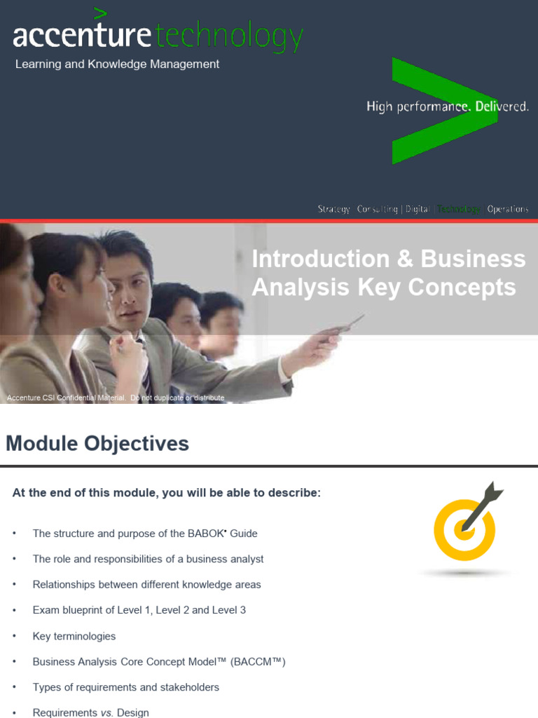 01 - 02 - Introduction and BA Key Concepts | PDF | Business Analysis ...