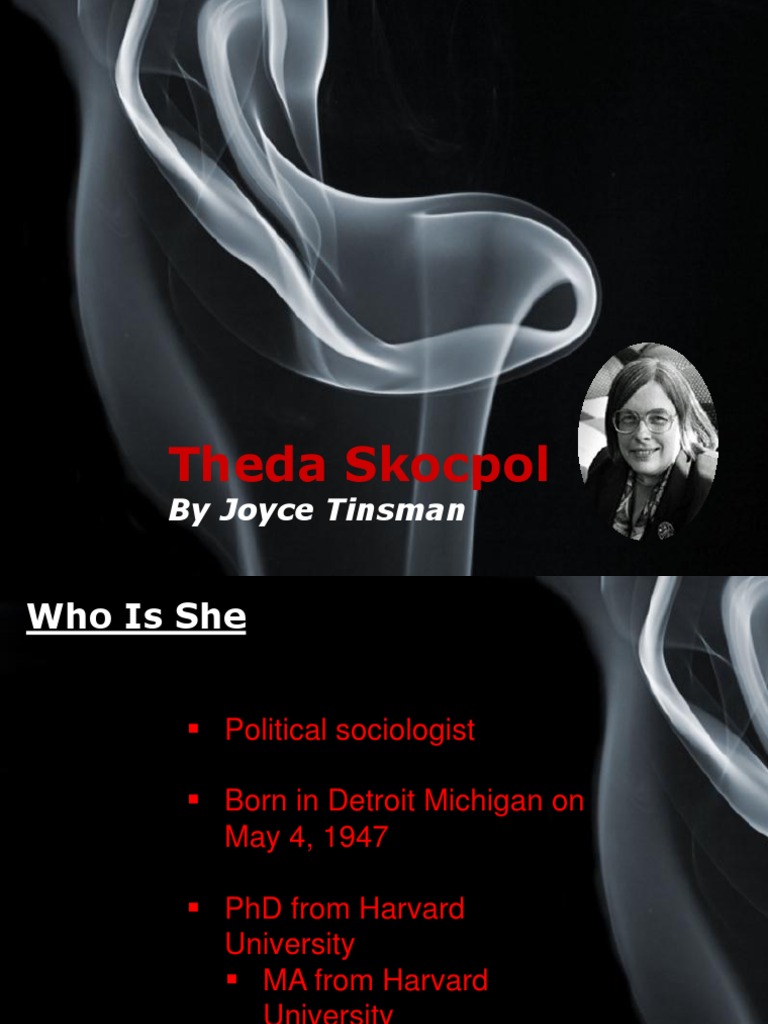 Theda Skocpol Presentation Pdf Revolutions Sociology