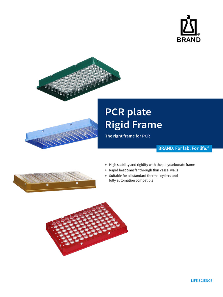 PCR Plate Rigid Frame EN | PDF | Polymerase Chain Reaction | Real Time ...
