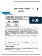 XII Holiday HW 2024-25