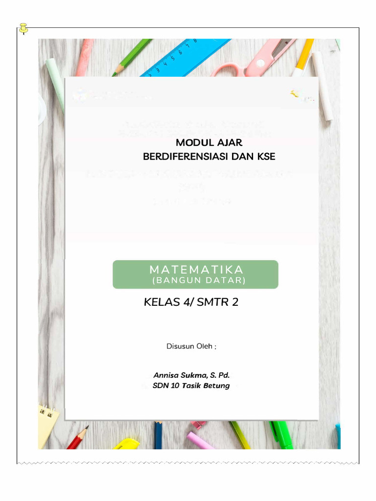 Rencana Pembelajaran Matematika Kelas 4 | PDF | Karier & Perkembangan