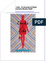 Read online textbook Looks I Like A Journal Of Style Chronicle Books Staff ebook all chapter pdf 