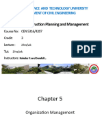 chapter 5 organization Management