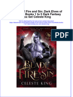 Read online textbook A Blade Of Fire And Sin Dark Elves Of Protheka Books 1 To 5 Dark Fantasy Box Set Celeste King ebook all chapter pdf 